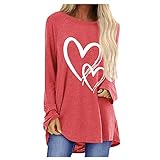 Damen Oberteile sexy elegant pulovererdamen e Girl Oberteil Pullover Oversize Damen Baumwolle Pullover Damen Winter lang Shirt Damen v Ausschnitt still Pullover Damen Bluse Damen eleg
