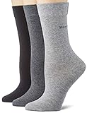 Marc Oâ€™Polo Body & Beach Damen Multipack W-socks 3-pack Socken, Schwarz, 39-42 EU