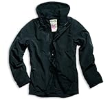 Surplus Raw Vintage Ladies Zipper Windbreaker, schwarz, M