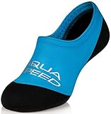 Aqua Speed Neopren Socks für Kinder Mädchen Jungen | Schwimmen Neoprensocken Anti-Rutsch | Blaue Aquasocken | Swim Socks Kids | Swimming Pool | Aquasocks | Tauchen | Blau; Gr. 28-29 | N