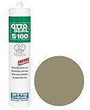 OttoSeal S100, das Premium- Sanitär- Silicon, 300ml Farbe: C2044 SANDGRAU 18