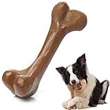 Aktualisierung Deummiu Hundespielzeug,Unzerstörbares Hundespielzeug für aggressives Kauen,Langlebiges Kauknochenspielzeug für mittelgroße Rassen-Rindfleischgeschmack
