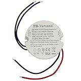 PB-Versand LED Trafo 30 Watt 24V DC rund Kreis Leuchtmittel Transformator Netzteil Driver Vorschaltg