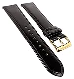 Junghans Meister Automatic 20mm | Ersatzband aus Pferdeleder in schwarz | 027/7112 0277312 027/5201
