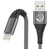 iPhone Ladekabel, Lightning Kabel [2Pack 2M] MFi Zertifiziert iPhone Schnellladekabel Nylon iPhone Kabel Langes USB Kabel für iPhone 12 11 Pro Max Mini XR XS X 8 7 6 6s Plus 5s 5 SE 2020,Pad M