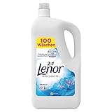 Lenor Waschmittel Flüssig, Flüssigwaschmittel, 100 Waschladungen, Lenor Aprilfrisch mit Duft von Frühlingsblumen (5.5 L)