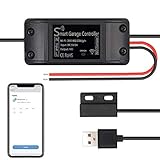 CAMWAY Smart Garagentoröffner, WLAN Fernsteuerung Garage Door Schalter, APP-Steuerung Stimmenkontrolle Kompatibel mit Alexa, Goog