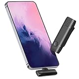 Lavalier Mikrofon, Mini Microphone, Plug & Play Lavalier Mikrofon Wireless für iPhone, Lavalier Microphone für Telefon Videoaufzeichnung, YouTube Facebook Live Stream, (Keine App erforderlich)