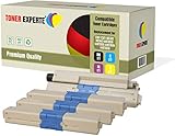 4er Set TONER EXPERTE® Premium Toner kompatibel zu 44973536 44973535 44973534 44973533 für Oki C301 C301dn C321 C321dn MC332dn MC342dn MC342dnw MC342dw MC342w