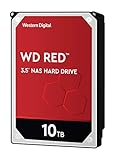 Western Digital WD Red interne Festplatte 10 TB (3,5 Zoll, NAS Festplatte, 5400U/min, SATA 6 Gbit/s, NASware-Technologie, für NAS-Systeme im Dauerbetrieb)