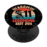 Dab Volleyball Junge Bääm Legendär Seit 2011 11. Geburtstag PopSockets mit austauschbarem PopGrip