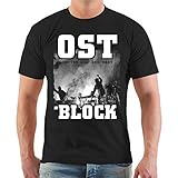 Männer und Herren T-Shirt OST Block Härter als der Rest Größe S - 8XL