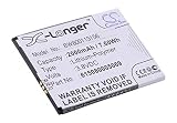 vhbw Li-Polymer Akku 2000mAh (3.8V) kompatibel mit Handy Smartphone Telefon Elson Mobistel Cynus F303-S, F9, F9 4G Ersatz für 615080005069