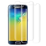 Schutzfolie für Samsung Galaxy S6 Panzerglas [2 Stück], Displayschutz für Galaxy S6 Displayschutzfolie, HD, 9H Härte, Anti-Öl, Anti-Bläschen, Kompatibel mit Samsung S6