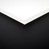 5mm FOREX® Platte 100x50 cm weiß PVC H