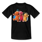 Der Kleine Drache Kokosnuss Freunde Kinder T-Shirt, 98-104, Schw