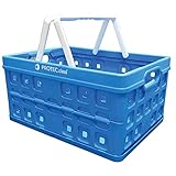 PROTEC.Class Klappbox blau mit Griffen 32 Liter PKLABO 2