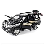 GFDHJ Modellauto 1/32Druckguss- Modell Sound Und Licht Pull Back Spielzeugauto Kinderspielzeug Für Toyota Für Land Cruiser Spielzeugautos ( Farbe : 1 )