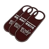 Cabilock 3 Stücke Do Not Disturb Türschild Bitte Nicht Stören Schilder Türanhänger Lederschilder Hinweisschilder Dekoschild Wendeschild Hängeschild für Hotel Zimmer Zuhause Büro Türdek