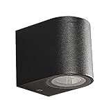 Baska LED Wandleuchte Leuchte, IP65 wasserdichte Wandleuchte, Schwarz Aluminium Wand Veranda Licht, Moderne Außenwandleuchten Außenleuchten Für Patio Garage V