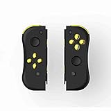 HLGQ Joy Con Controller Für Nintendo Switch, Ersatz Joystick Für Switch Wireless Handheld Grip, Dual-Motor Achsen-Gyro Kompatibel Mit Schalter,Black G
