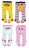 Zapf Creation 831748 BABY born Strumpfhose 2x 43 cm - 2er Pack Puppenstrumpfhosen - Farbe nach V
