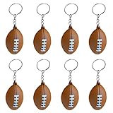Toyvian 15 Stücke Rugby Schlüsselanhänger American Football Fußball Schlüsselbund Sport Taschenanhänger Schlüsselring Anhänger für Auto Kinder Damen Herren Geschenk