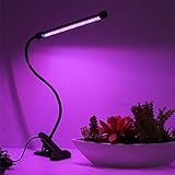 NWYJR LED Pflanzenlicht Grow Light Full Spectrum Grow Bulb Für Zimmerpflanzen 360° Schwanenhals Pflanze Wachsen Lampe Perfekt Für Sämling Blooming Fruiting Laterne (Size : W3)