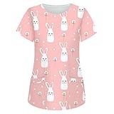 Arbeitskleidung mit Taschenoberteil mit Nicht lokalisiertem Druck für Damen mit Osterhasen-Aufdruck 3906ullover sprüche Statement mit Spruch - Pusteblume vögel - Damen t-S