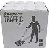 A.M.P.E.R.E 630101001 12 Dosen Bodenmarkierungsfarbe AMPERE TRAFFIC PAINT (Weiß)