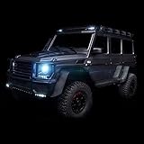 ITop Ferngesteuert Geländewagen Traction Hobby KM5, 2.4G 8CH RC 4WD 4×4 Off-Road Truck mit Lichtset, 1:8 Kletterauto Geschenk für Erw