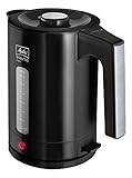 Melitta Wasserkocher, Easy Top Aqua 1,7 Liter, 2.400 Watt, Schwarz/Edelstahl 1016-04