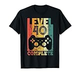 40. Geburtstag Mann Level 40 Jahre Männer 1982 Deko Geschenk T-S