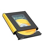 FLAMEER Tragbare USB 3.0 Externes DVD-Laufwerk Optisches Laufwerk Recorder DVD-RW für Laptops Desktop-PC, Universal breite Unterstützung - Farb