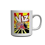 More T Vicar Viz Super Heroes – Offizielles Viz Magazine Merchandise – spülmaschinenfeste Keramik