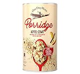 Haferbrei Apfel-Zimt ohne Zucker 450g Porridge,Viel Frucht, Musli Kein Glucose-Fructose-Sirup und Palmö