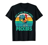 Frauen Nur ein Mädchen, das Peckers Chicken Lover Farming liebt T-S