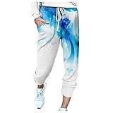 Hose Damen Hosen LäNge Lange Hosen Sporthosen Fitnesshose Stretch Jogginghose Damen Sportleggings Mit Print Plaid Herbst Winter Home Trainingshose Outdoor H