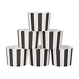 webake Muffin Papierförmchen in Weiß und Schwarz 50 Stück für Muffin Bronnie Cupcak