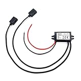 Bauer Electronics | DC DC 8V-32V zu 5V Spannungswandler 2xUSB 3A 15W | 12v auf 5V Wandler | Adapter Anschluss für Auto Motorrad Fahrrad E-Bike | Stromrichter Ladegerät Buck Converter Step-down N