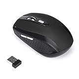 Btruely Schlanke wiederaufladbare 2,4G Wireless Mouse Kabellose Optische Mäuse Notebook, PC, Laptop, Computer 2000DPI Drahtlose Optische Gaming-Maus (Schwarz)