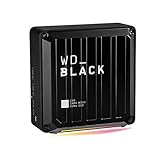 WD_Black D50 Game Dock 1 TB (2x Thunderbolt 3 Anschlüsse, DisplayPort 1.4, 2x USB-C, 3x USB-A, Audio Ein/Aus und Gigabit Ethernet anpassbare RGB-Beleuchtung) schw