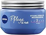 NIVEA 1er Pack Haar-Gel, Styling Creme Gel, Starker Halt, 1 x 150 ml Tiegel, Pflege & H