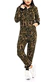 Crazy Age Tarn Jumpsuit Onesie Einteiler Ganzkörperanzug Camouflage Army Bundeswehr (Woodland(2915), W38)