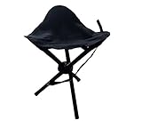 Dreibeinhocker, 3-Bein-Hocker Camping-Stuhl Dreibein-Hocker 40cm Sitzhöhe handliche 550g leicht, faltb