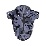 Riesel Design® Mudguard - Criss:Cross – Fahrrad Schutzblech vorn inkl. Kabelbinder & 2 Sticker/Fahrrad Spritzschutz für Cyclo Cross und Gravel Bike/Schutzblech vorne für Gabel - camo mk II