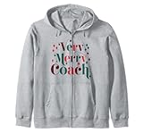 Retro Mid Century Moderne Weihnachten Sehr Frohe Coach Kapuzenjack