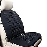 Rvtkak Universal Auto Sitzheizung Heizkissen, Auto Auto Vorne Beheizte Heizung Sitzkissenauflage Abdeckung Temperatur Einstellbar Beheizte Sitzkissen, Winter Auto Sitzpolster fü