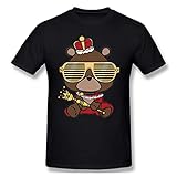 Men's New Kan_Ye We_St Bear Cotton Lightweight Classical Vintage Short Sleeve T-S