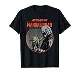 Star Wars The Mandalorian Mando and the Child Retro T-S
